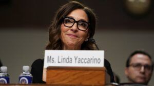 Linda Yaccarino loses verified X checkmark after stepping down as